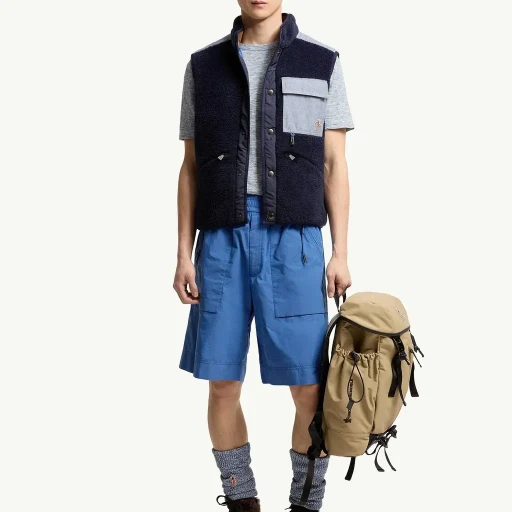 Teddy & Chambray Gilet