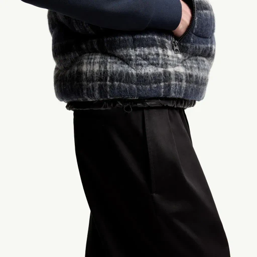 Sfakia Geometric-Quilted Wool Down Gilet