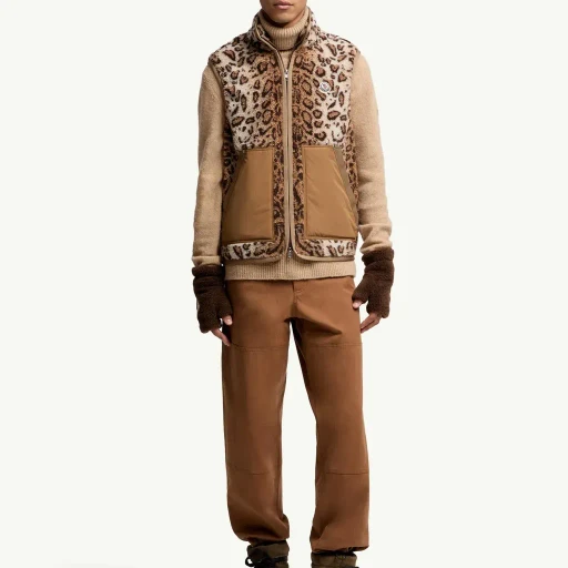 Wool Blend Teddy Zip-Up Gilet