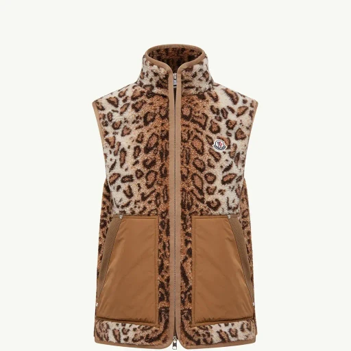 Wool Blend Teddy Zip-Up Gilet