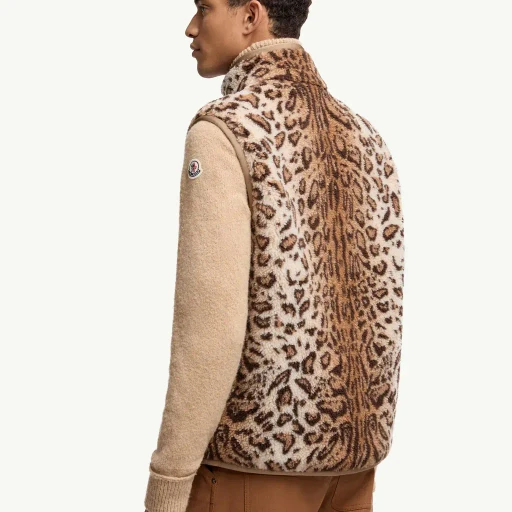 Wool Blend Teddy Zip-Up Gilet