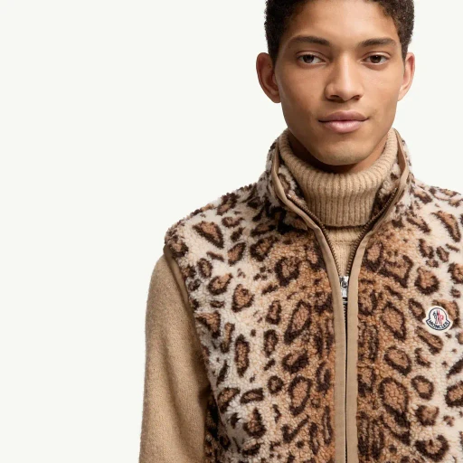Wool Blend Teddy Zip-Up Gilet