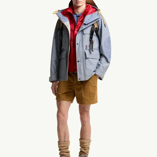 Ajaccio Chambray Hooded Field Jacket
