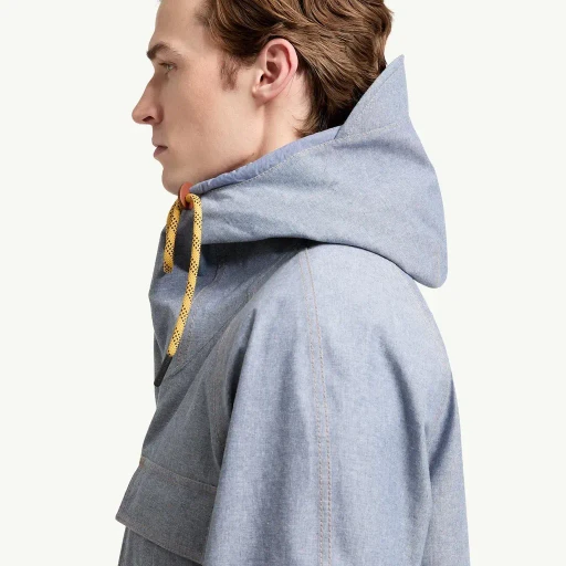 Ajaccio Chambray Hooded Field Jacket