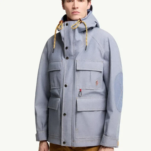 Ajaccio Chambray Hooded Field Jacket