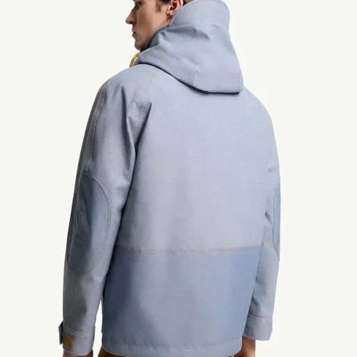 Ajaccio Chambray Hooded Field Jacket