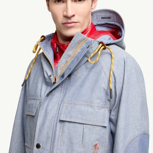Ajaccio Chambray Hooded Field Jacket