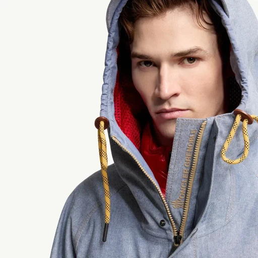 Ajaccio Chambray Hooded Field Jacket