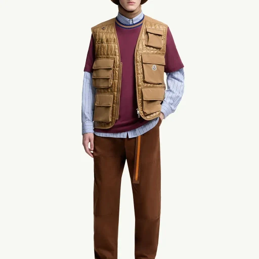 Ytise Vertical-Quilted Padded Gilet