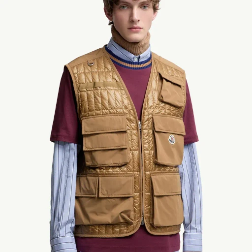 Ytise Vertical-Quilted Padded Gilet