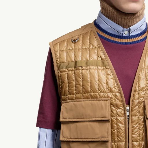 Ytise Vertical-Quilted Padded Gilet