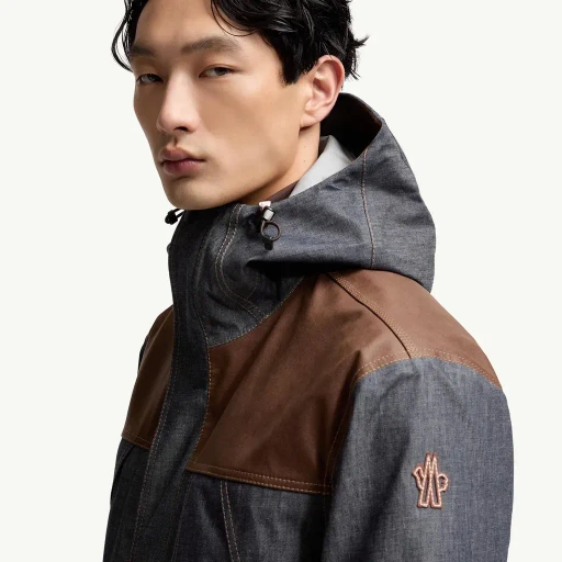 Langtang Hooded Denim Ski Jacket