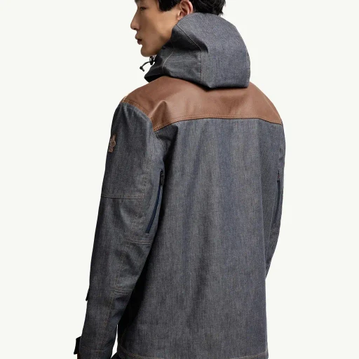 Langtang Hooded Denim Ski Jacket