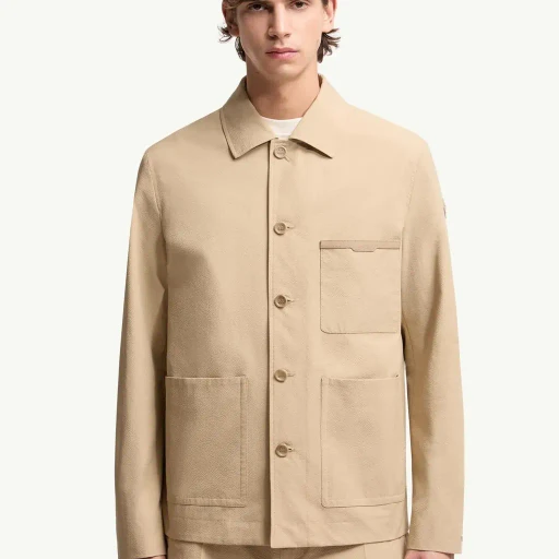 Nanav Seersucker Shirt Jacket