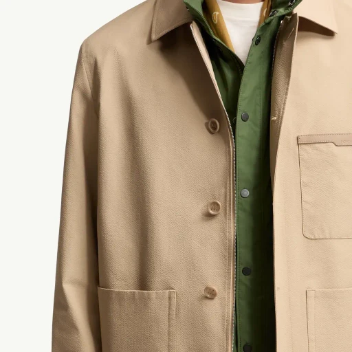 Nanav Seersucker Shirt Jacket