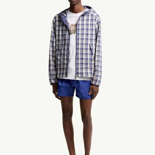 Natisone Check Hooded Jacket