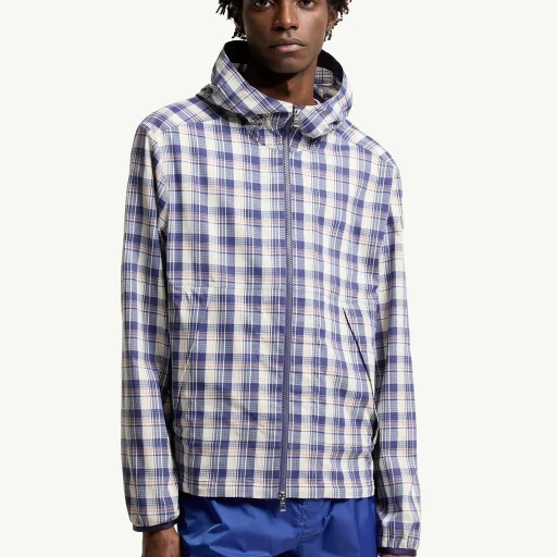 Natisone Check Hooded Jacket