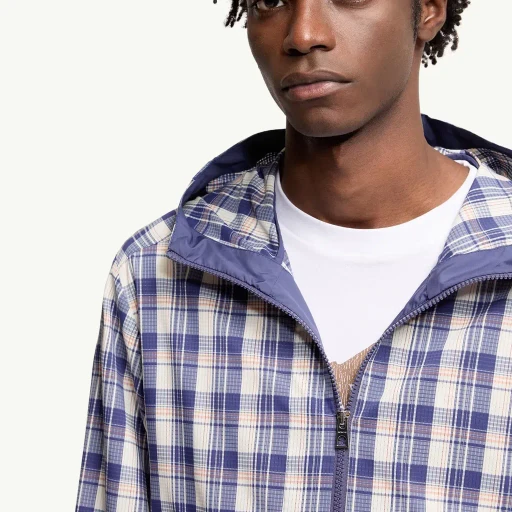 Natisone Check Hooded Jacket
