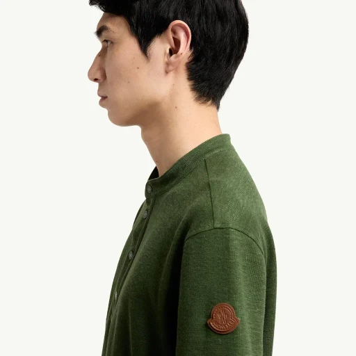 Cotton & Linen Blend Polo Shirt