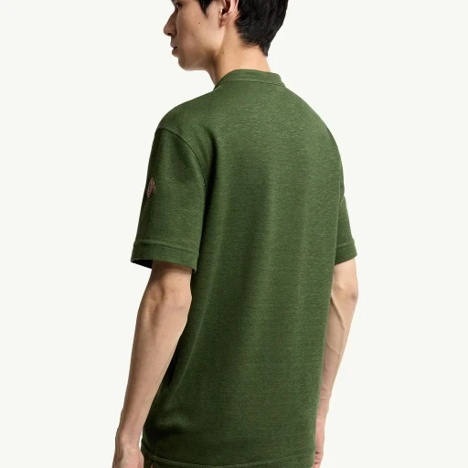 Cotton & Linen Blend Polo Shirt