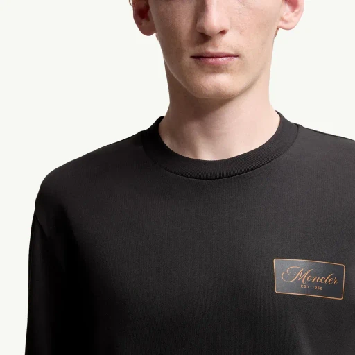 Cartoon Logos Long Sleeve Cotton T-Shirt