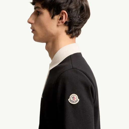 Embroidered Logo Cotton Piquet Polo Shirt