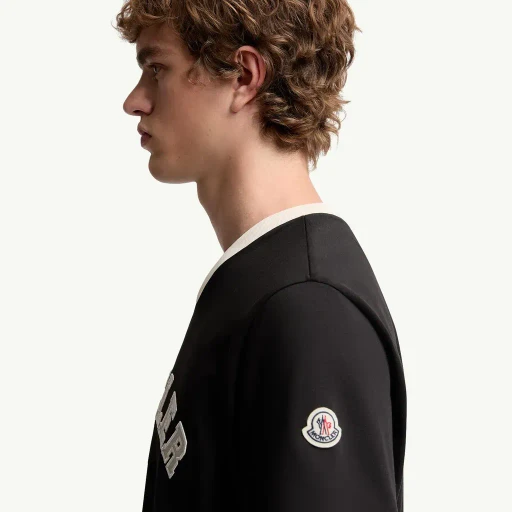 Embroidered Logo Cotton Piquet V-Neck T-Shirt