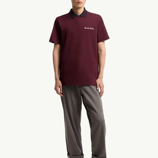 Embroidered Logo Cotton T-Shirt