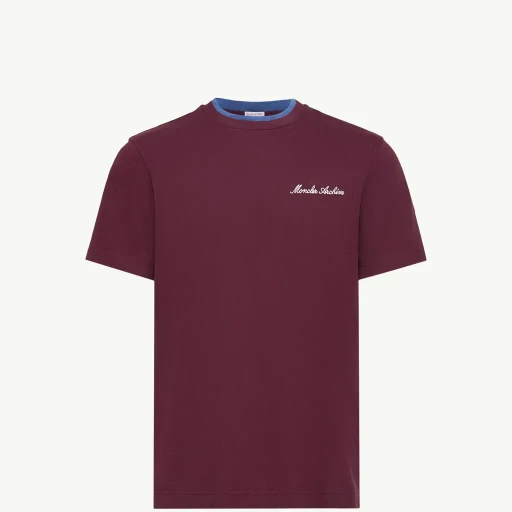 Embroidered Logo Cotton T-Shirt