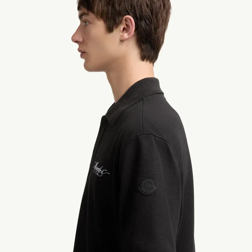 Embroidered Logo Cotton T-Shirt