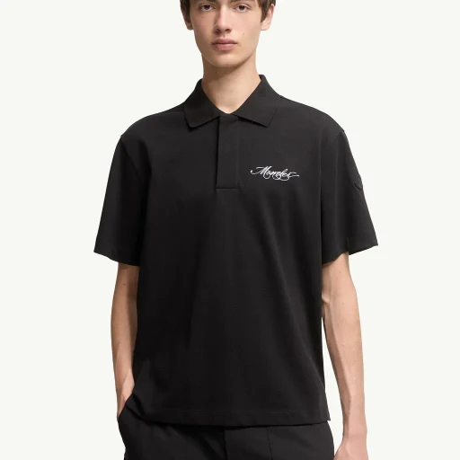 Embroidered Logo Cotton T-Shirt
