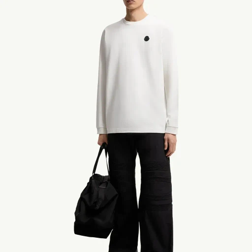 Graphic Logo Long Sleeve Cotton T-Shirt