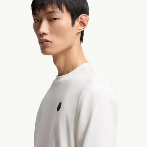 Graphic Logo Long Sleeve Cotton T-Shirt