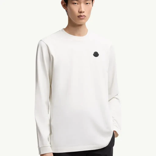 Graphic Logo Long Sleeve Cotton T-Shirt