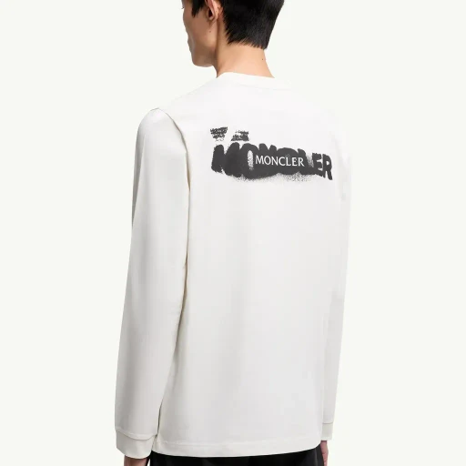Graphic Logo Long Sleeve Cotton T-Shirt