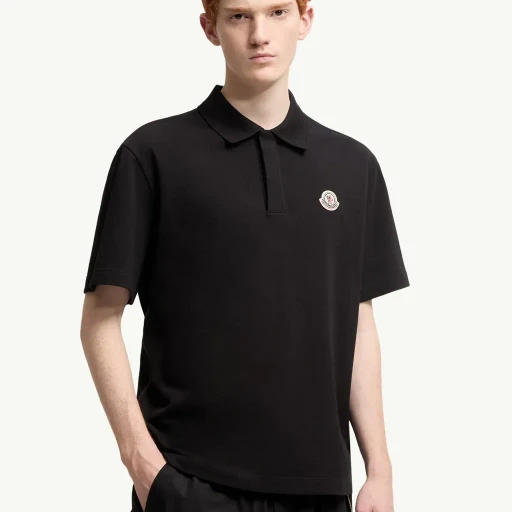 Logo Cotton Piquet Polo Shirt