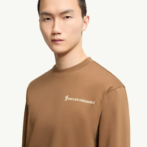 Logo Long Sleeve Cotton T-Shirt