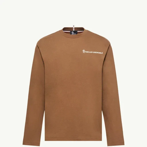 Logo Long Sleeve Cotton T-Shirt