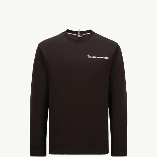 Logo Long Sleeve Cotton T-Shirt