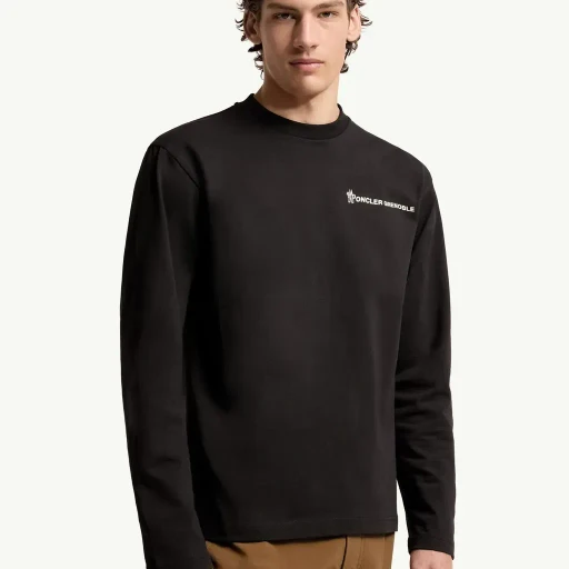 Logo Long Sleeve Cotton T-Shirt