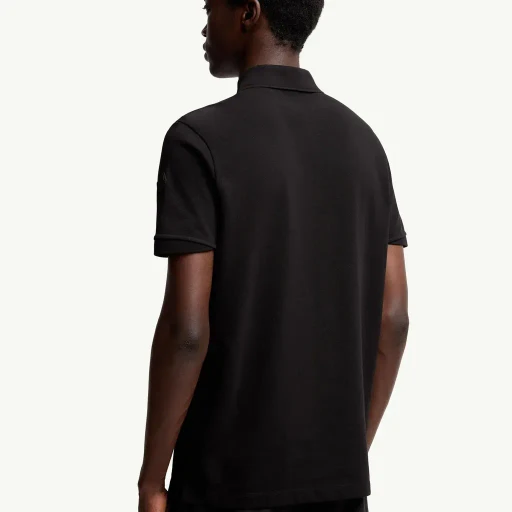 Logo Patch Cotton Piquet Polo Shirt