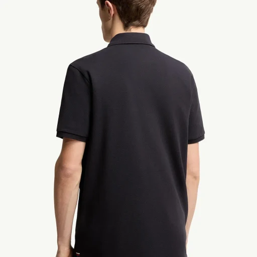 Logo Patch Cotton Piquet Polo Shirt