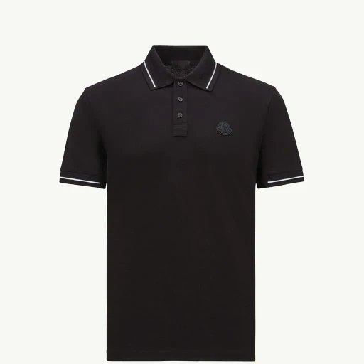 Logo Patch Cotton Polo Shirt