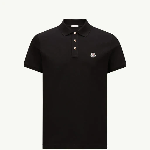 Logo Patch Cotton Polo Shirt