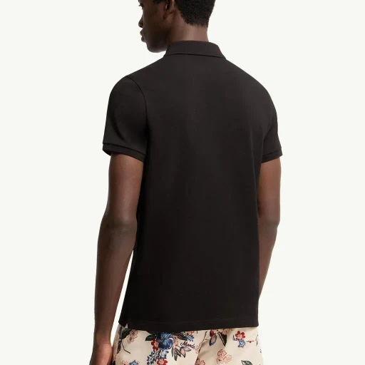Logo Patch Cotton Polo Shirt