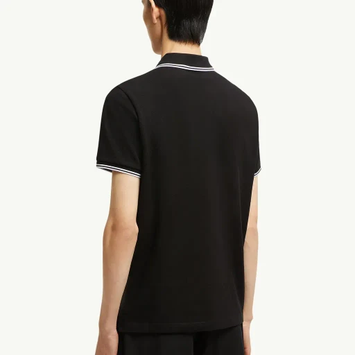 Logo Patch Cotton Polo Shirt