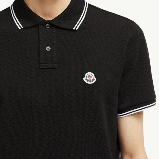 Logo Patch Cotton Polo Shirt