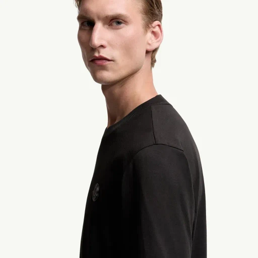 Logo Patch Cotton T-Shirt