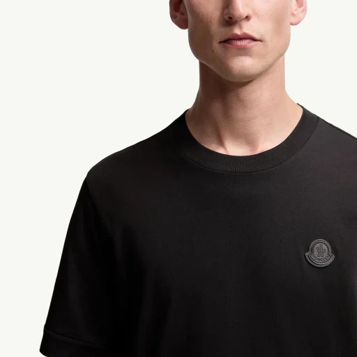 Logo Patch Cotton T-Shirt