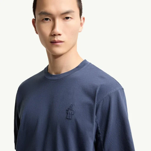 Logo Patch Cotton T-Shirt